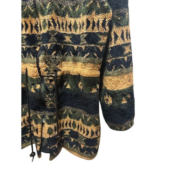 Black Mountain Outdoor Gear Fleece Jacket Aztec / Southwest Graphic Women's XL - Picture 6 of 8
